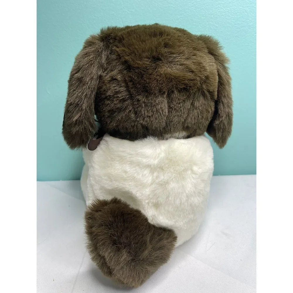 a fiesta toys‎ Brown And White Plush Dog 15